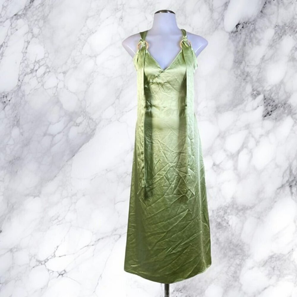Song Of Style Emma Dress - Pistachio Green View 2